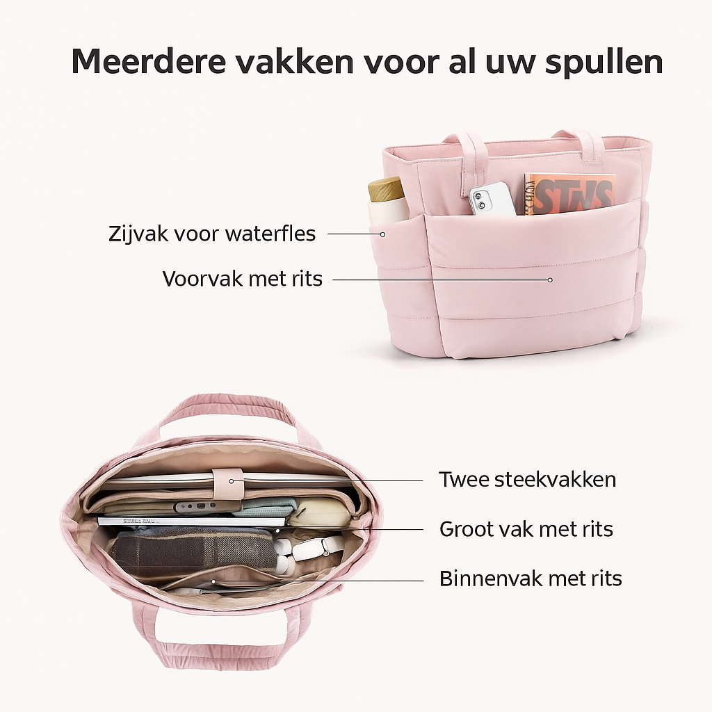 Skanto | DraagMeega Luxus Tagesrucksack – Leicht, gepolstert & vielseitig für den Alltag