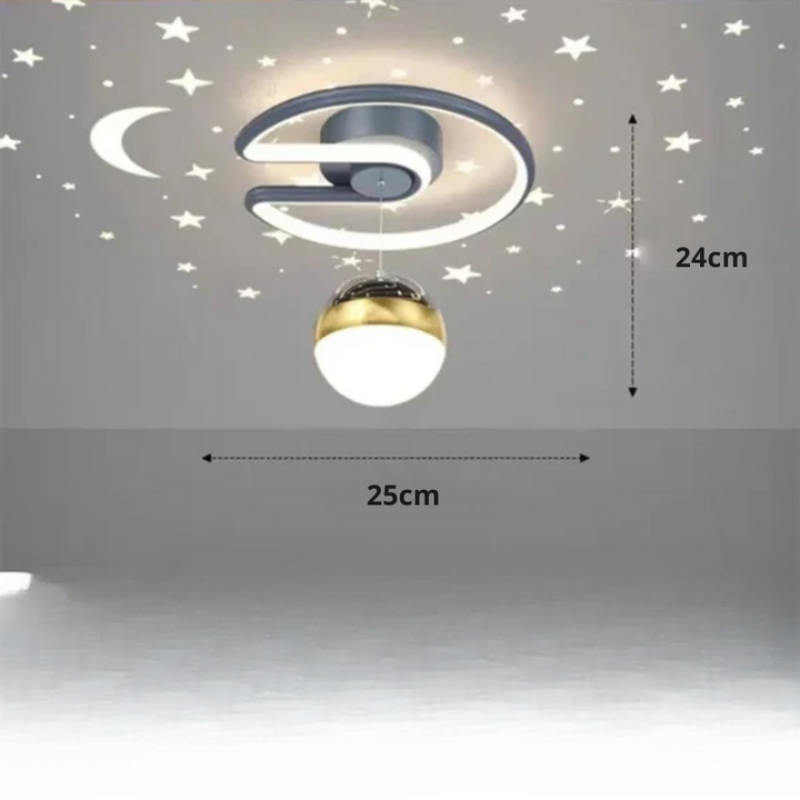 Skanto | LED Sternenhimmel Deckenleuchten – Modernes Pendeldesign für Kinderzimmer und Wohnzimmer