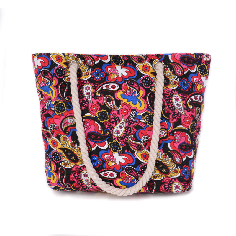 Große Strandtasche mit Ethno-Muster Skanto