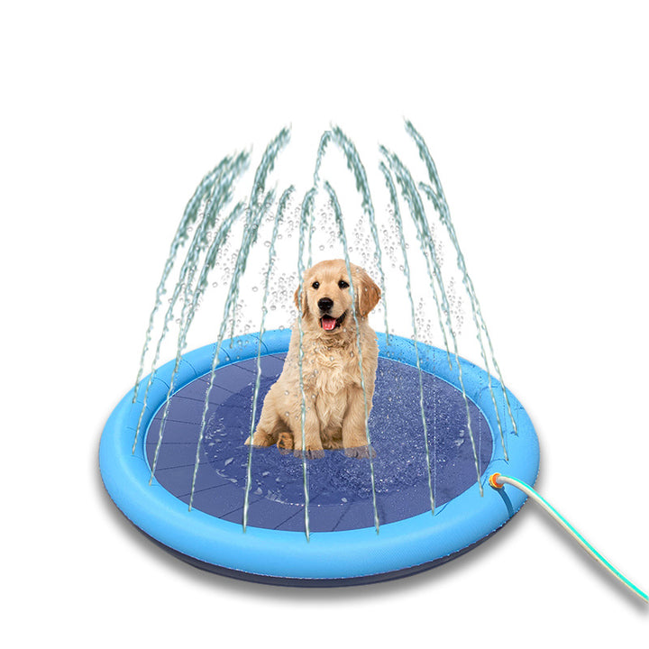 Skanto Hunde-Planschbecken mit integriertem Sprinklersystem Skanto