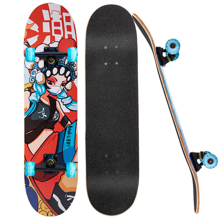 Robustes Grafik-Skateboard Skanto