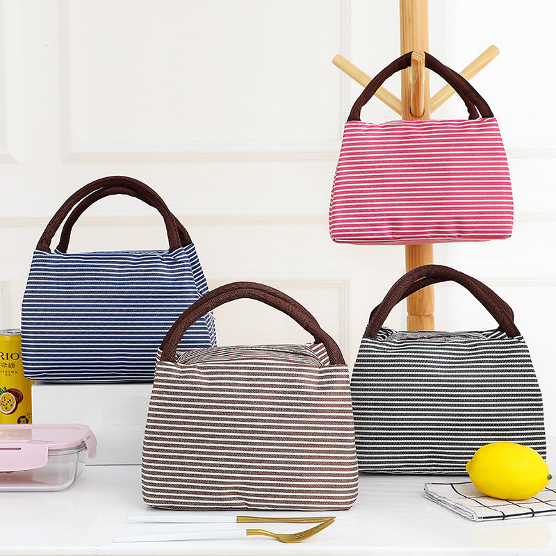 Isolierte Lunchtasche mit stilvollen Streifen Skanto