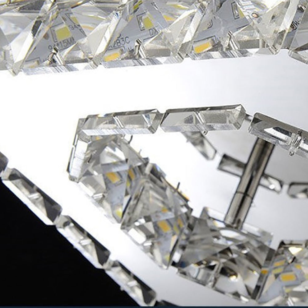 Skanto | Moderne Kristall-LED-Deckenleuchte für die Deckenmontage