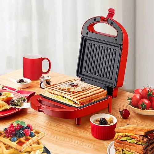 Skanto | 2-in-1 Sandwichmaker & Toaster | Antihaft-Automatikplatten für schnelles Frühstück, Snacks & einfache Reinigung
