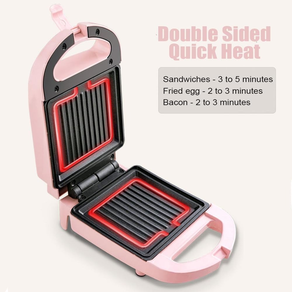 Skanto | 2-in-1 Sandwichmaker & Toaster | Antihaft-Automatikplatten für schnelles Frühstück, Snacks & einfache Reinigung