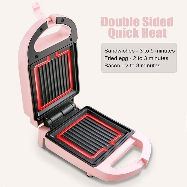 Skanto | 2-in-1 Sandwichmaker & Toaster | Antihaft-Automatikplatten für schnelles Frühstück, Snacks & einfache Reinigung