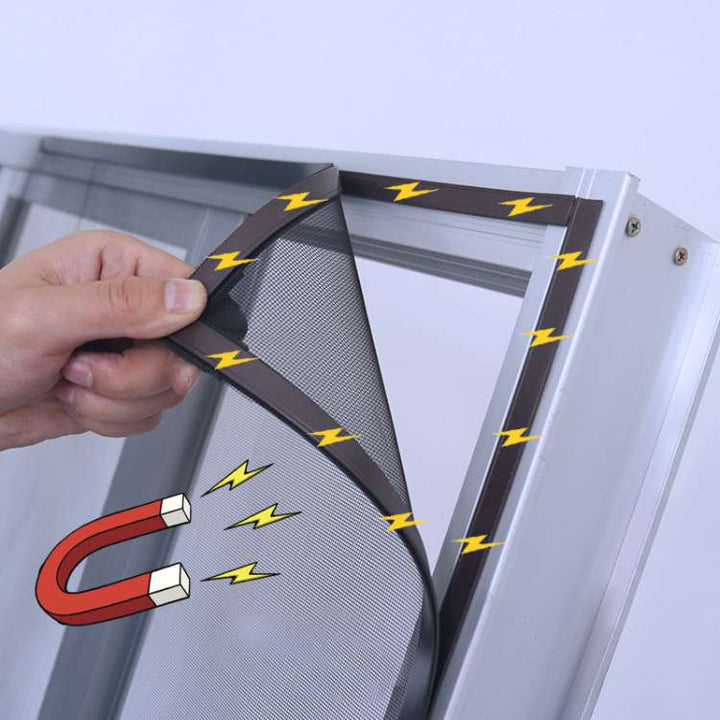 Skanto | Magnetisches Moskitonetz für Fenster – Unsichtbares Fliegengitter für Hausschutz & Schädlingsprävention