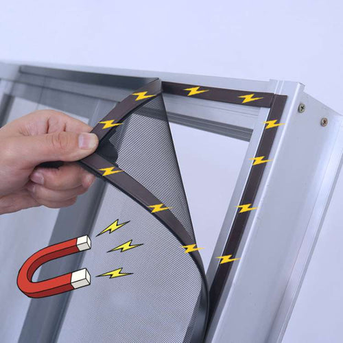 Skanto | Magnetisches Moskitonetz für Fenster – Unsichtbares Fliegengitter für Hausschutz & Schädlingsprävention