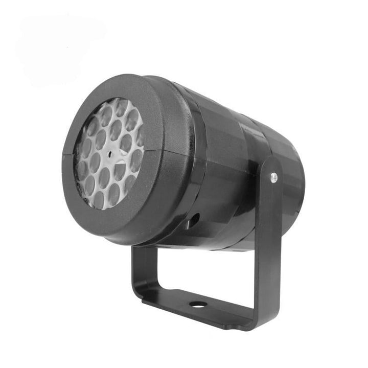Skanto | LED-Schneeflocken-Weihnachtsprojektor-Lichtshow – Wasserdichte Außenlampe mit 16 Mustern