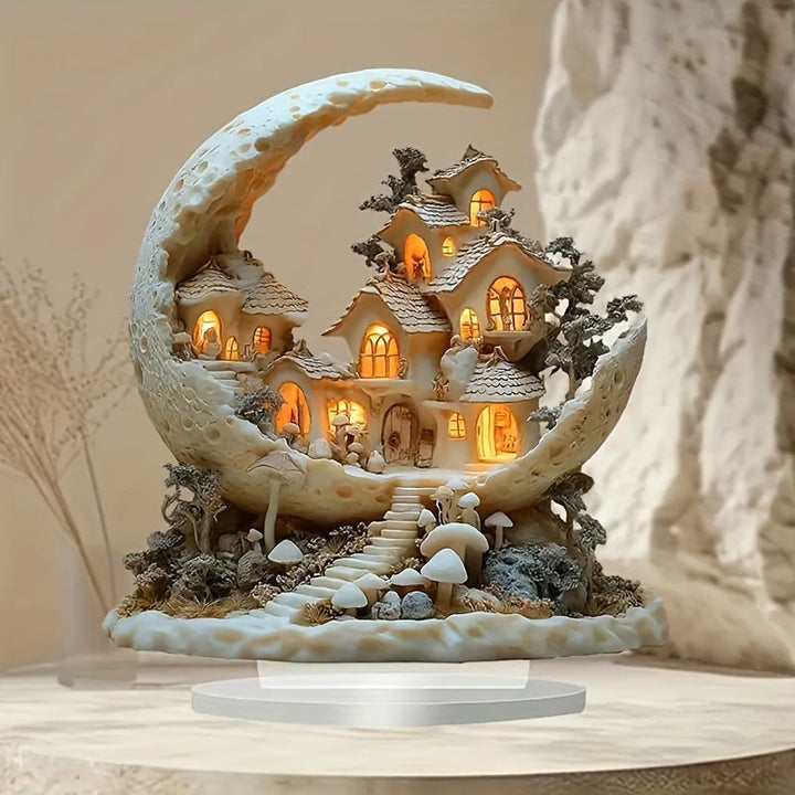 Skanto | Böhmische Acryl-Statue | Fantasy Deko für Innen & Außen