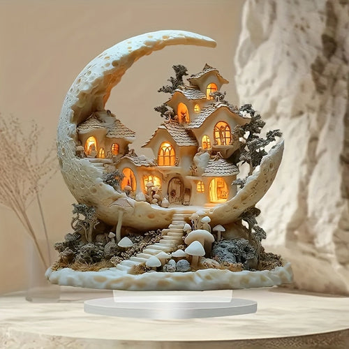 Skanto | Böhmische Acryl-Statue | Fantasy Deko für Innen & Außen