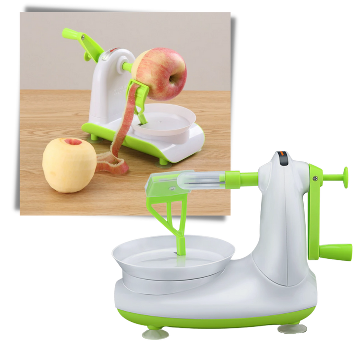 Obstschäler mit Handkurbel