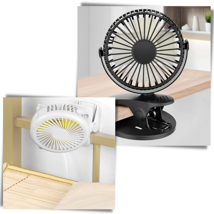 Tragbarer wiederaufladbarer USB-Ventilator