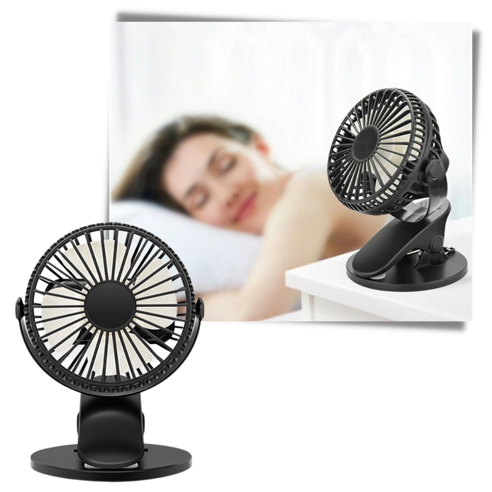Tragbarer wiederaufladbarer USB-Ventilator