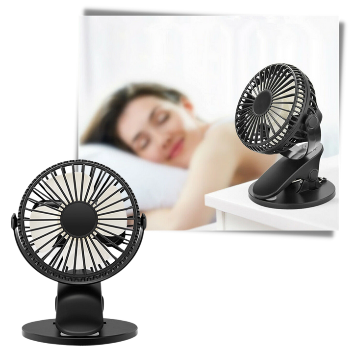 Tragbarer wiederaufladbarer USB-Ventilator