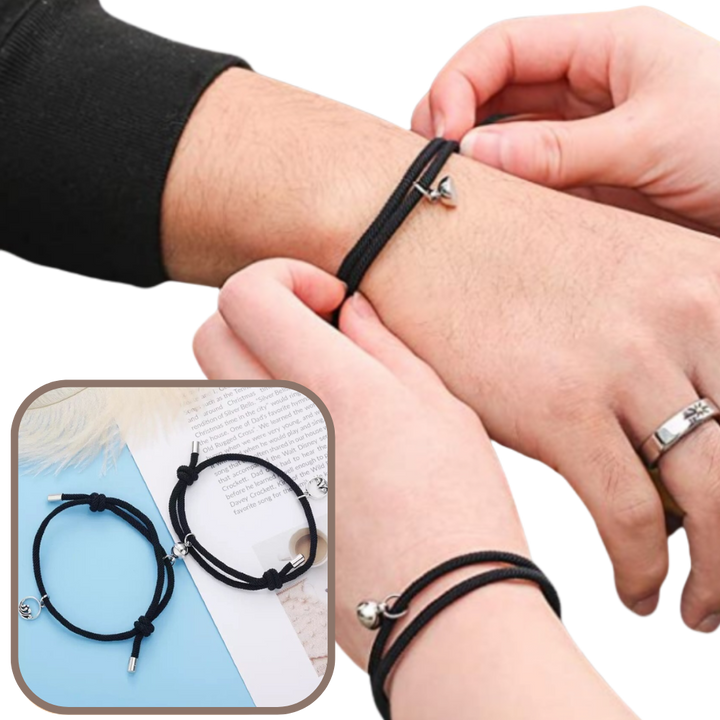 2er-Set magnetische Partnerarmbänder