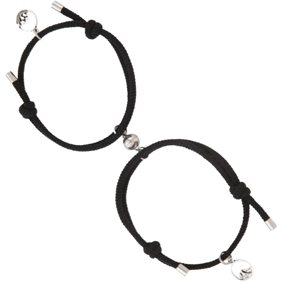 2er-Set magnetische Partnerarmbänder