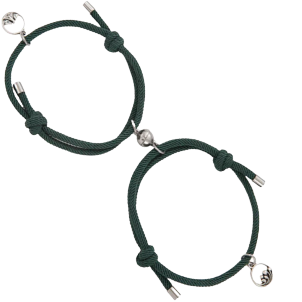 2er-Set magnetische Partnerarmbänder