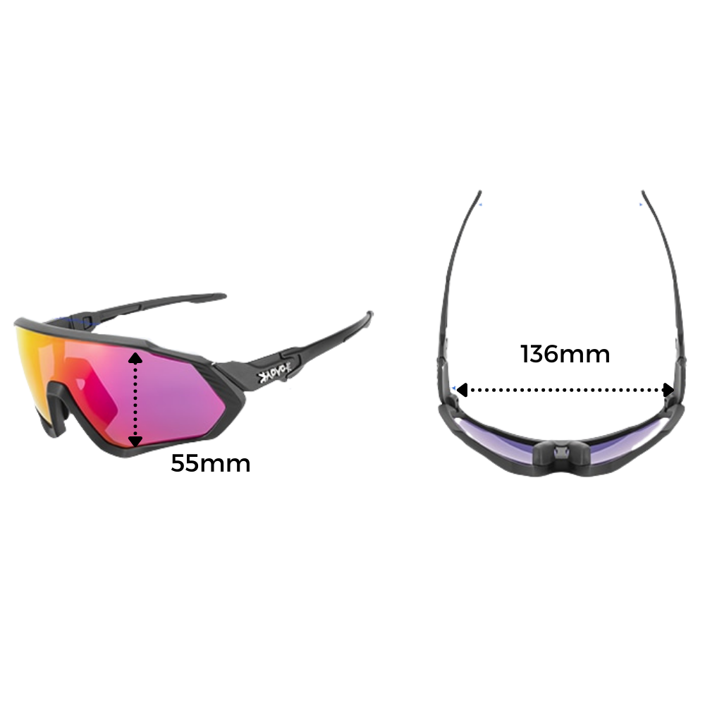 Polarisierte Radsport-Sonnenbrille