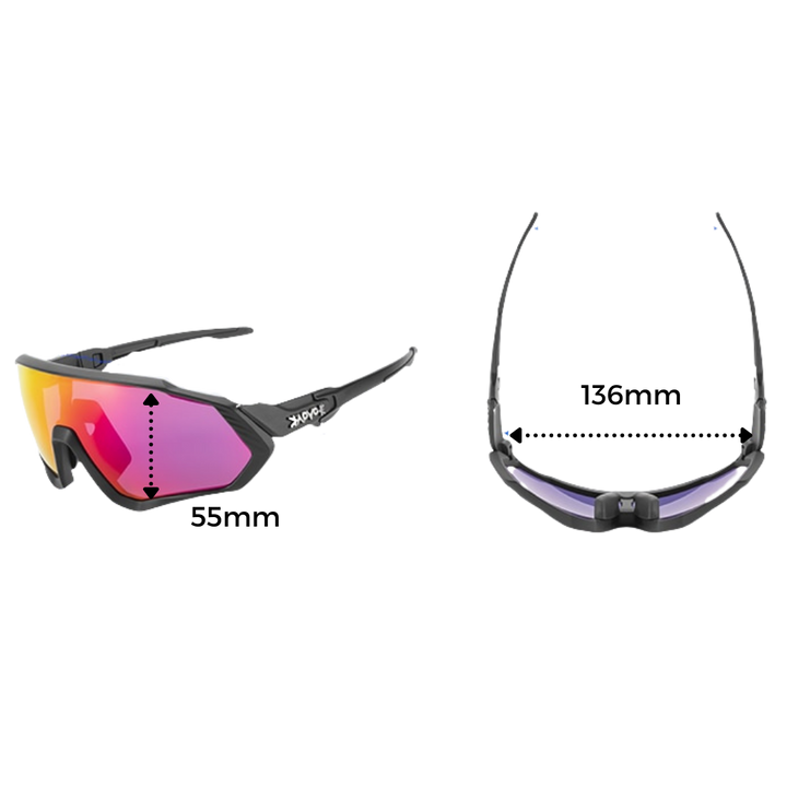 Polarisierte Radsport-Sonnenbrille