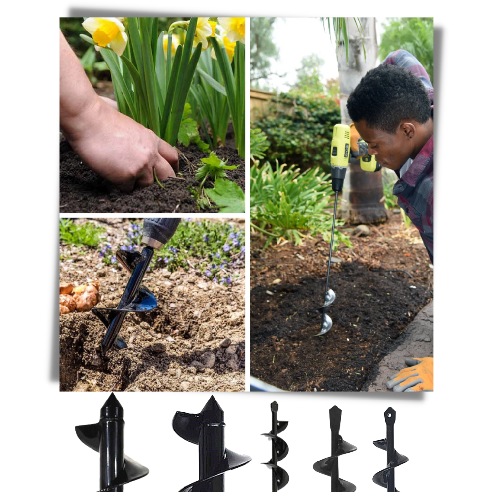 Garten-Erdbohrer-Aufsatz