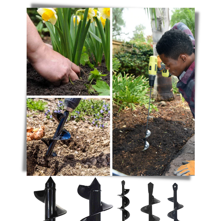 Garten-Erdbohrer-Aufsatz