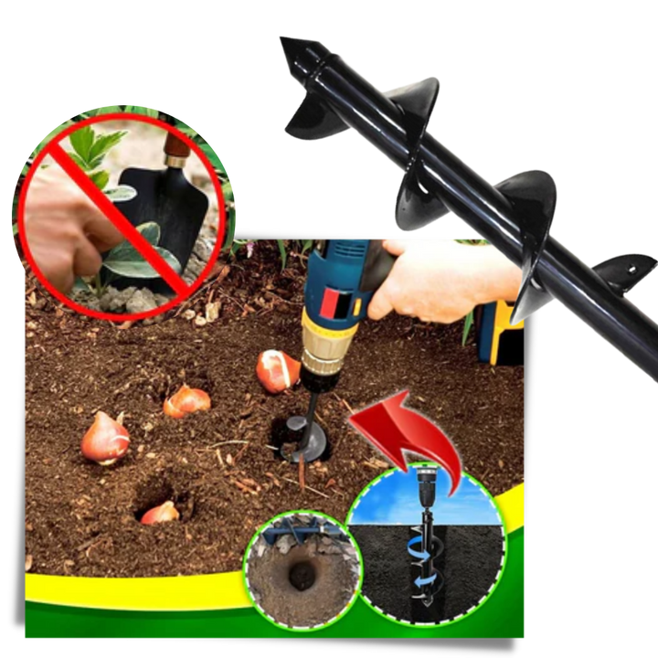 Garten-Erdbohrer-Aufsatz