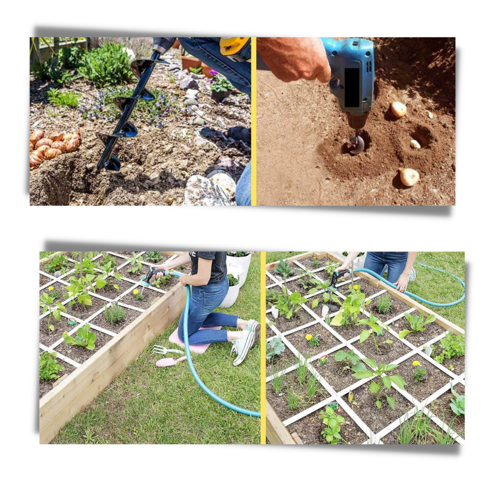 Garten-Erdbohrer-Aufsatz