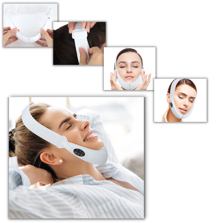 V-förmiger Gesichtsmassager