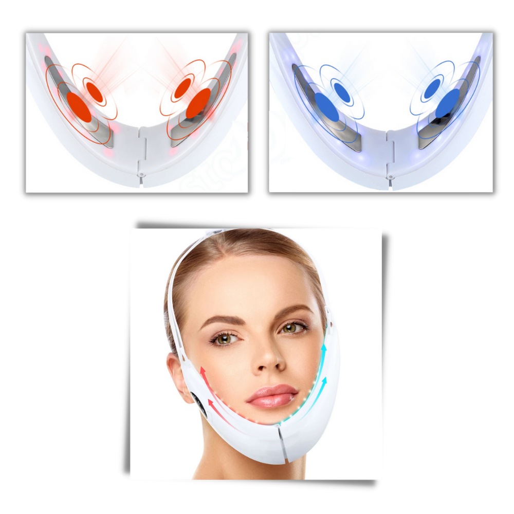 V-förmiger Gesichtsmassager
