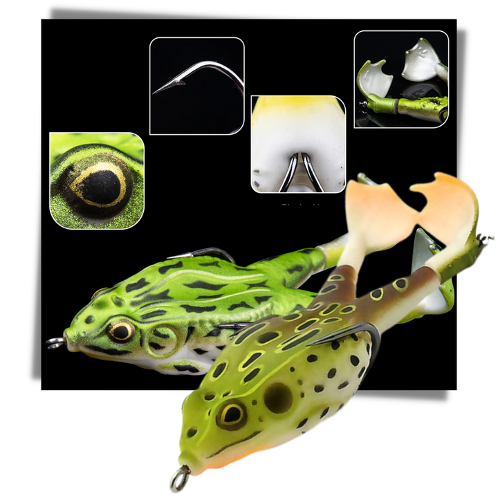 Silikon-Frosch-Angelköder