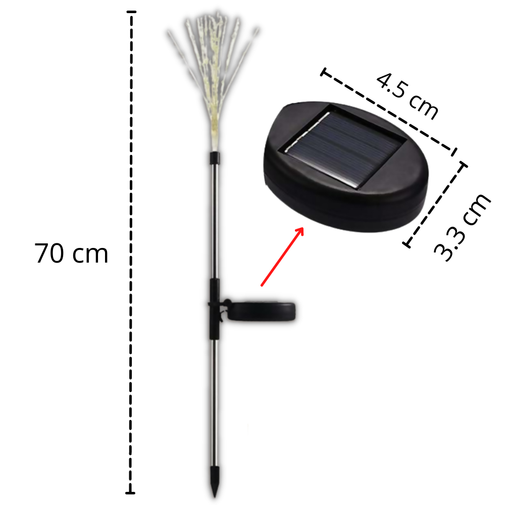 Elektrische Feuerwerk-Gartenlichter