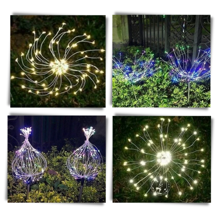 Elektrische Feuerwerk-Gartenlichter