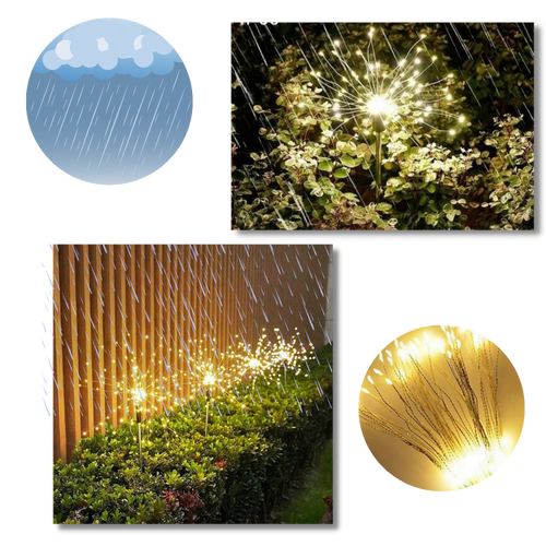 Elektrische Feuerwerk-Gartenlichter