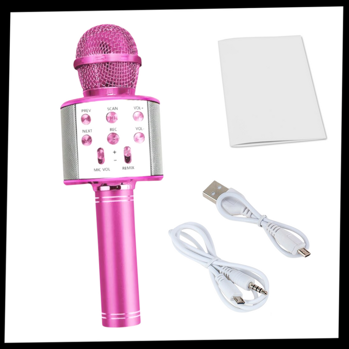 Kabelloses Bluetooth Karaoke Mikrofon