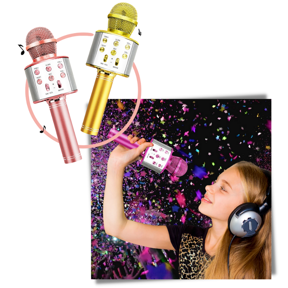 Kabelloses Bluetooth Karaoke Mikrofon