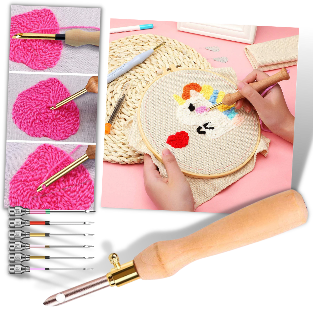 Punch-Nadel-Stickwerkzeug