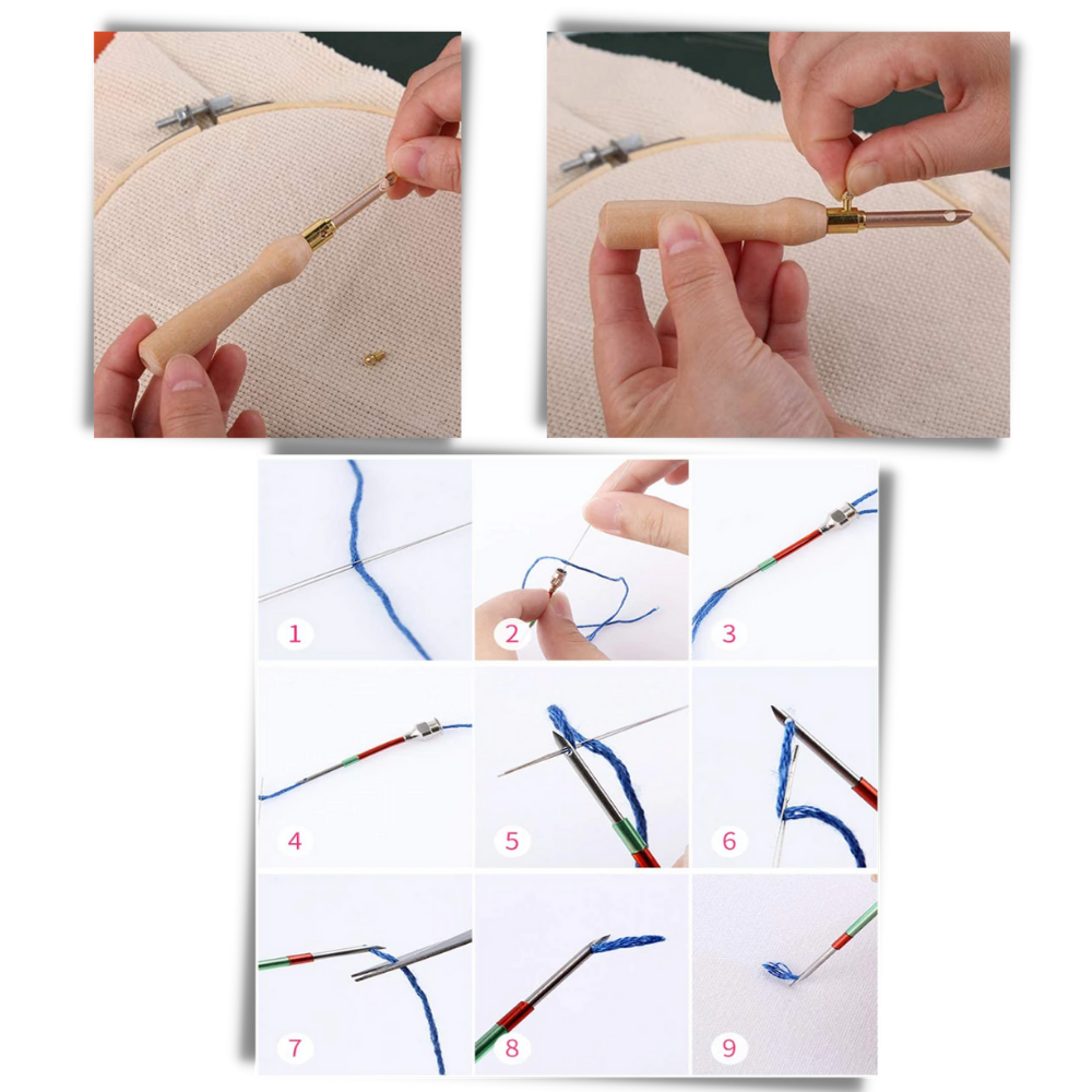 Punch-Nadel-Stickwerkzeug