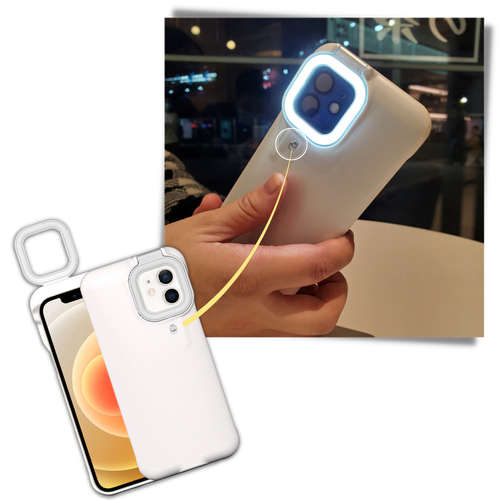 Handyhülle mit LED-Ringlicht