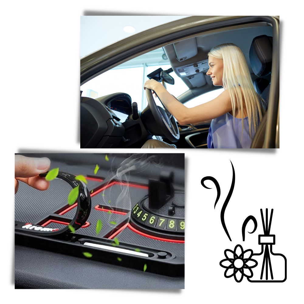 Rutschfeste Matte und Handyhalterung für das Auto