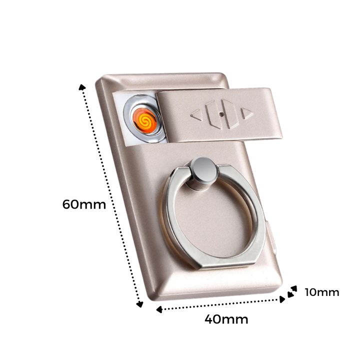 Handyring mit Feuerzeug