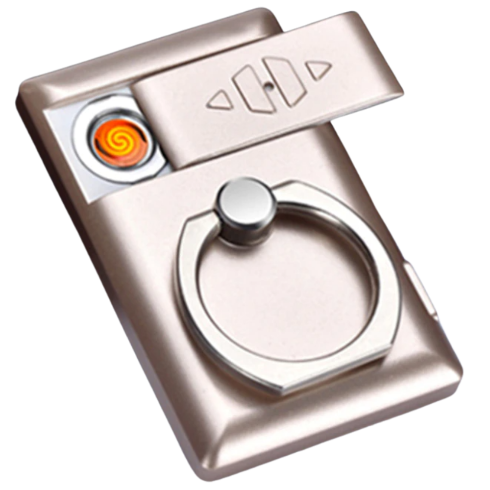 Handyring mit Feuerzeug