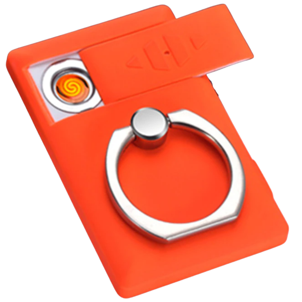 Handyring mit Feuerzeug