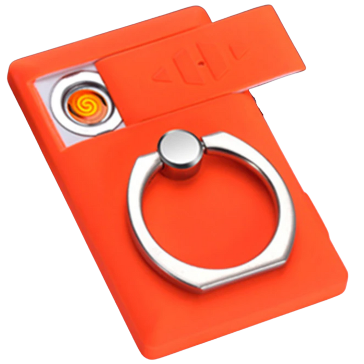 Handyring mit Feuerzeug