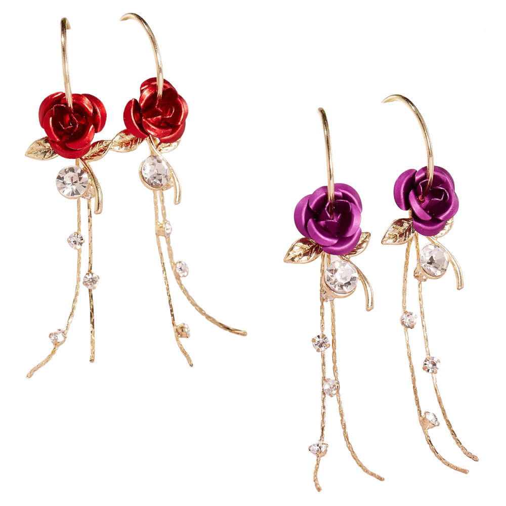 Rosenohrringe