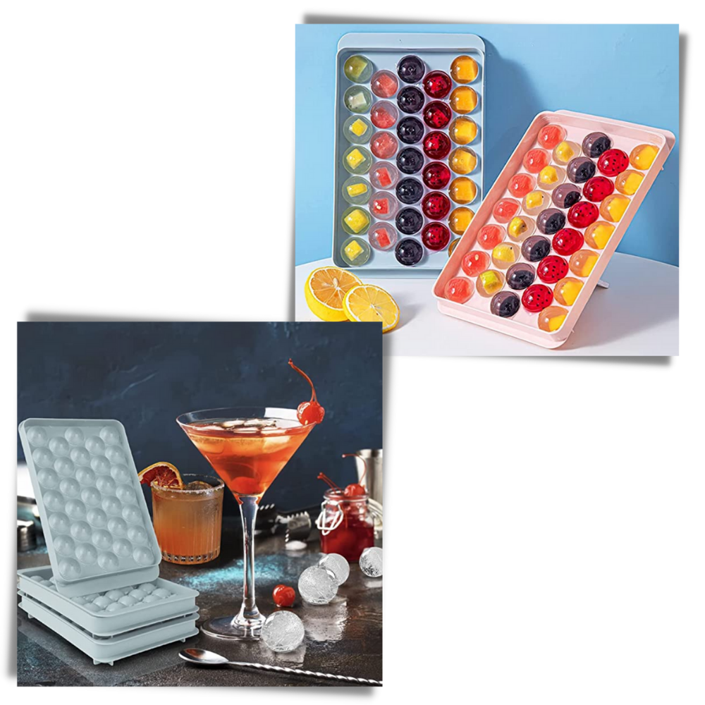 Rundes Eiswürfel-Set