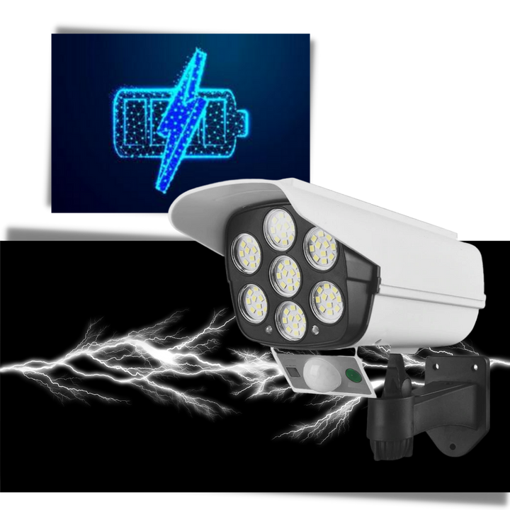 Solarbetriebene LED-Lampe mit Bewegungssensor
