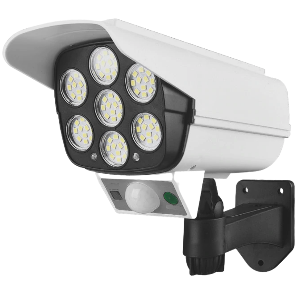 Solarbetriebene LED-Lampe mit Bewegungssensor
