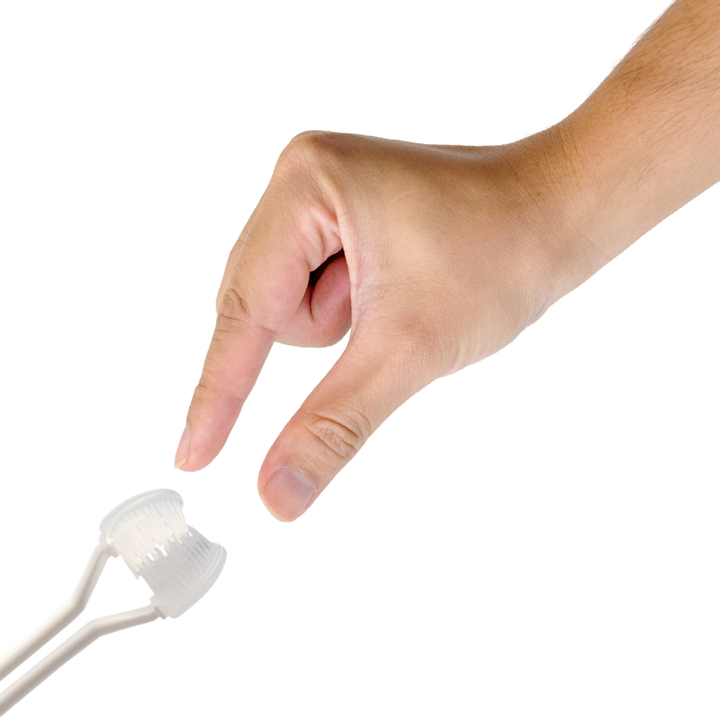 Dreiseitige Zahnbürste für Erwachsene und Kinder
