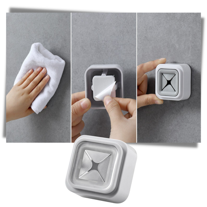 Packung mit 3 selbstklebenden Handtuchhaltern